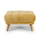 Towelie Footstool Dijon Yellow