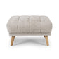 Towelie Footstool Pearl Grey