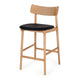 Niles Highback Barstool (Natural Oak) PU