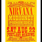 Nirvana and Mudhoney Framed Print