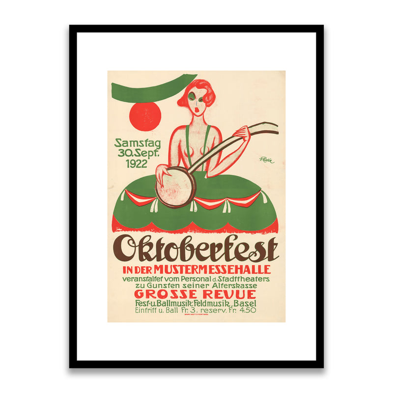 Oktoberfest 1922 Framed Print