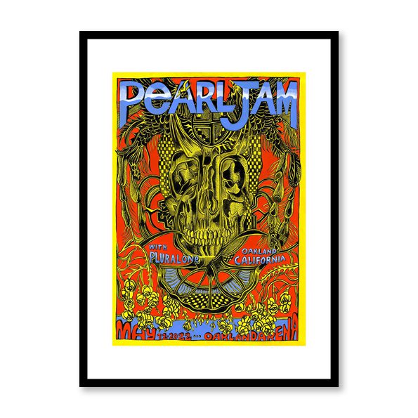 Pearl Jam Framed Print - PJ0002