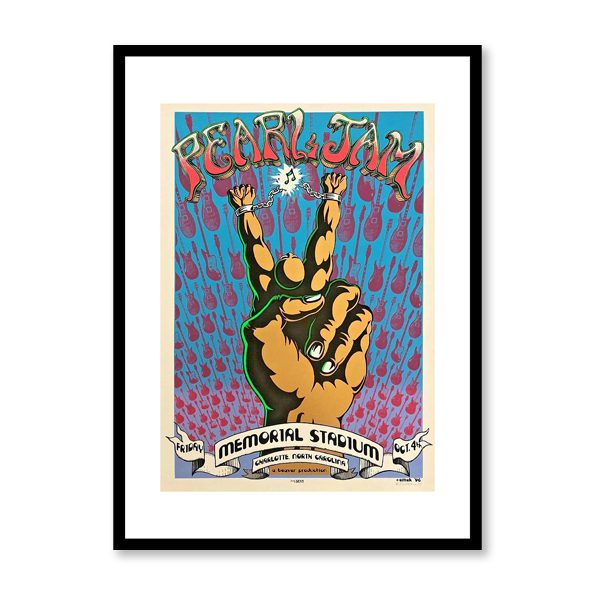 Pearl Jam Framed Print - PJ0004