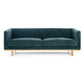 Madison 3 Seater Blue Strata