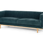 Madison 3 Seater Blue Strata