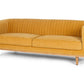 Madison 3 Seater Honey Gold