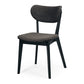 Zurich Chair (Black Oak) Dark Grey