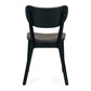 Zurich Chair (Black Oak) Dark Grey