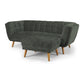 Towelie 3 Seater Fern Green