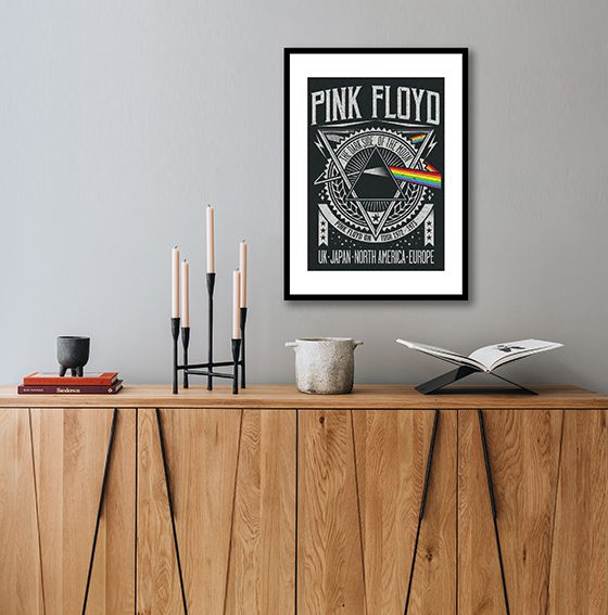 Pink Floyd Dark Side of the Moon Framed Print