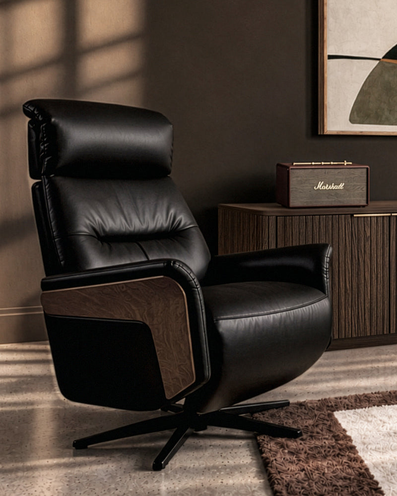 Station Recliner Black