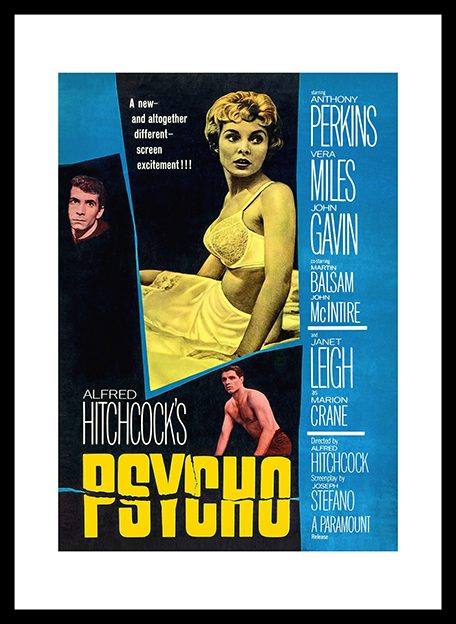 Psycho Framed Print