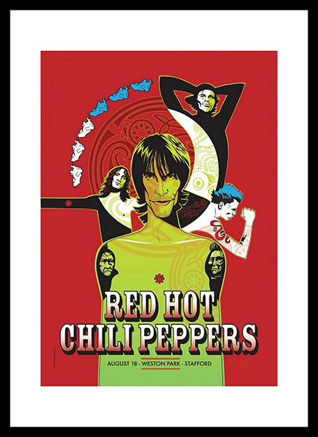 Red Hot Chilli Peppers II Framed Print