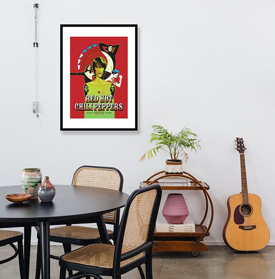 Red Hot Chilli Peppers II Framed Print