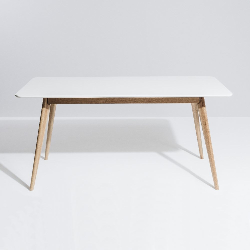 Radius Dining Table 160x80 (White Top)