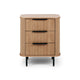 Anders Bedside 3 Drawer (Natural Oak)