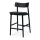 Niles Highback Barstool (Black Oak) PU