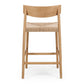 Ingrid Highback Barstool (Natural Oak) Cord