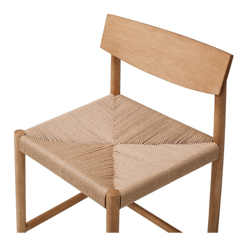 Ingrid Highback Barstool (Natural Oak) Cord