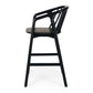 NORD Highback Barstool (Black Oak) BLK PU Seat