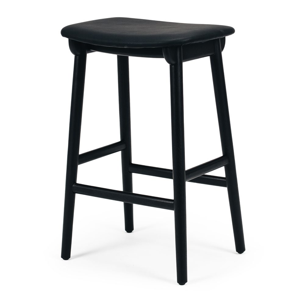 Niles Barstool (Black Oak) PU