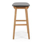 Niles Barstool (Natural Oak) Fabric