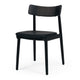 Niles Dining Chair (Black Oak) PU