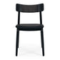 Niles Dining Chair (Black Oak) PU