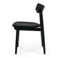 Niles Dining Chair (Black Oak) PU