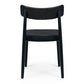 Niles Dining Chair (Black Oak) PU