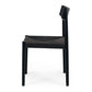 Ingrid Dining Chair (Black Oak) Cord