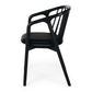 NORD Chair (Black Oak) BLK PU Seat