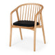 NORD Chair (Natural Oak) BLK PU Seat