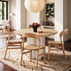 Meg Dining Chair Natural Solid Seat