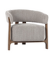 LUNA OCCASSIONAL CHAIR - TAUPE W/ ASH ACCENT LEGS