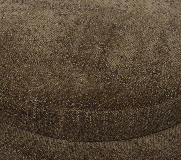 LUNA OTTOMAN - OLIVE W/ REVERSIBLE ASH WOODEN TRAY