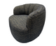 MILLY SWIVEL ACCENT CHAIR - GOLD & BLACK