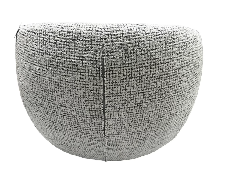 DAISEY SWIVEL ACCENT CHAIR - WHITE & BLACK