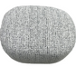 BELLA ACCENT OTTOMAN - WHITE & BLACK