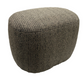 BELLA ACCENT OTTOMAN - CARAMEL & BLACK