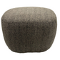 BELLA ACCENT OTTOMAN - CARAMEL & BLACK