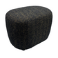 BELLA ACCENT OTTOMAN - GOLD & BLACK