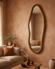 SQUIGGLE MIRROR - WALNUT - UH5009