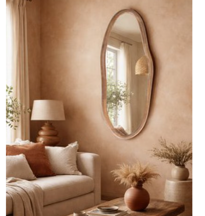 SQUIGGLE MIRROR - WALNUT - UH5010