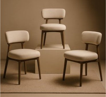 WILLOW DINING CHAIR IN NATURAL LINEN