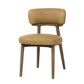 WILLOW DINING CHAIR IN GINGER LEATHER