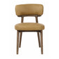 WILLOW DINING CHAIR IN GINGER LEATHER