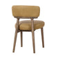 WILLOW DINING CHAIR IN GINGER LEATHER