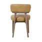 WILLOW DINING CHAIR IN GINGER LEATHER