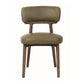 WILLOW DINING CHAIR IN OLIVE LEATHER